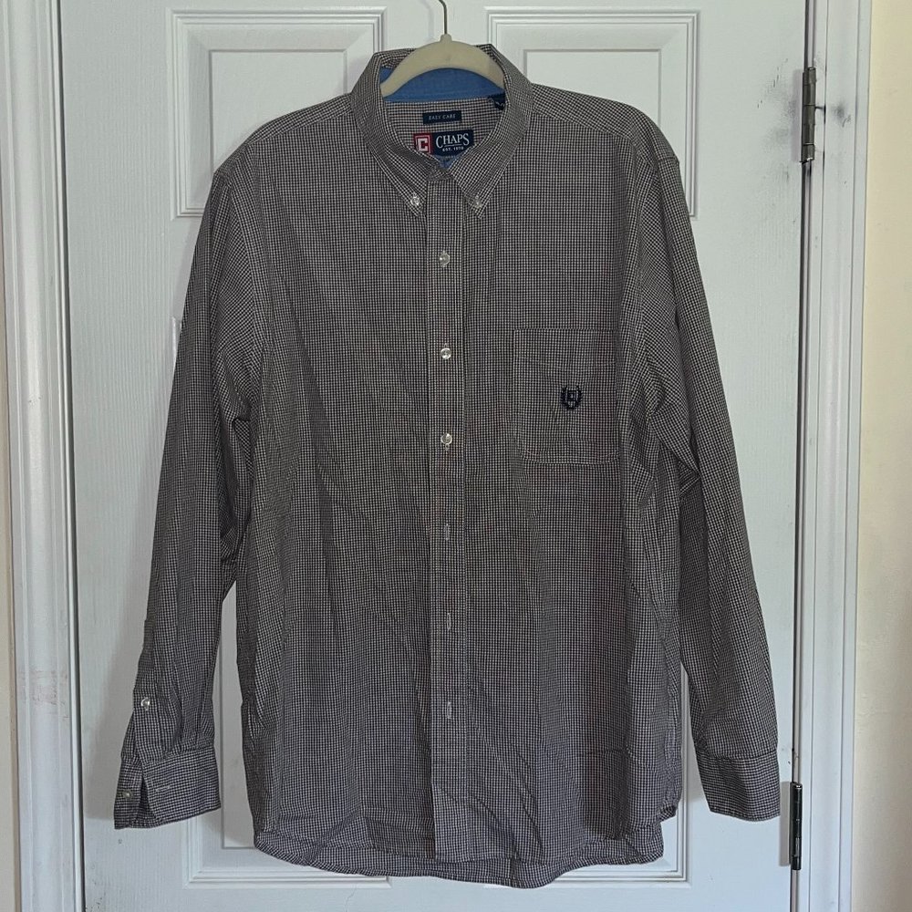 3/$10 Chaps Long-sleeve Button Down